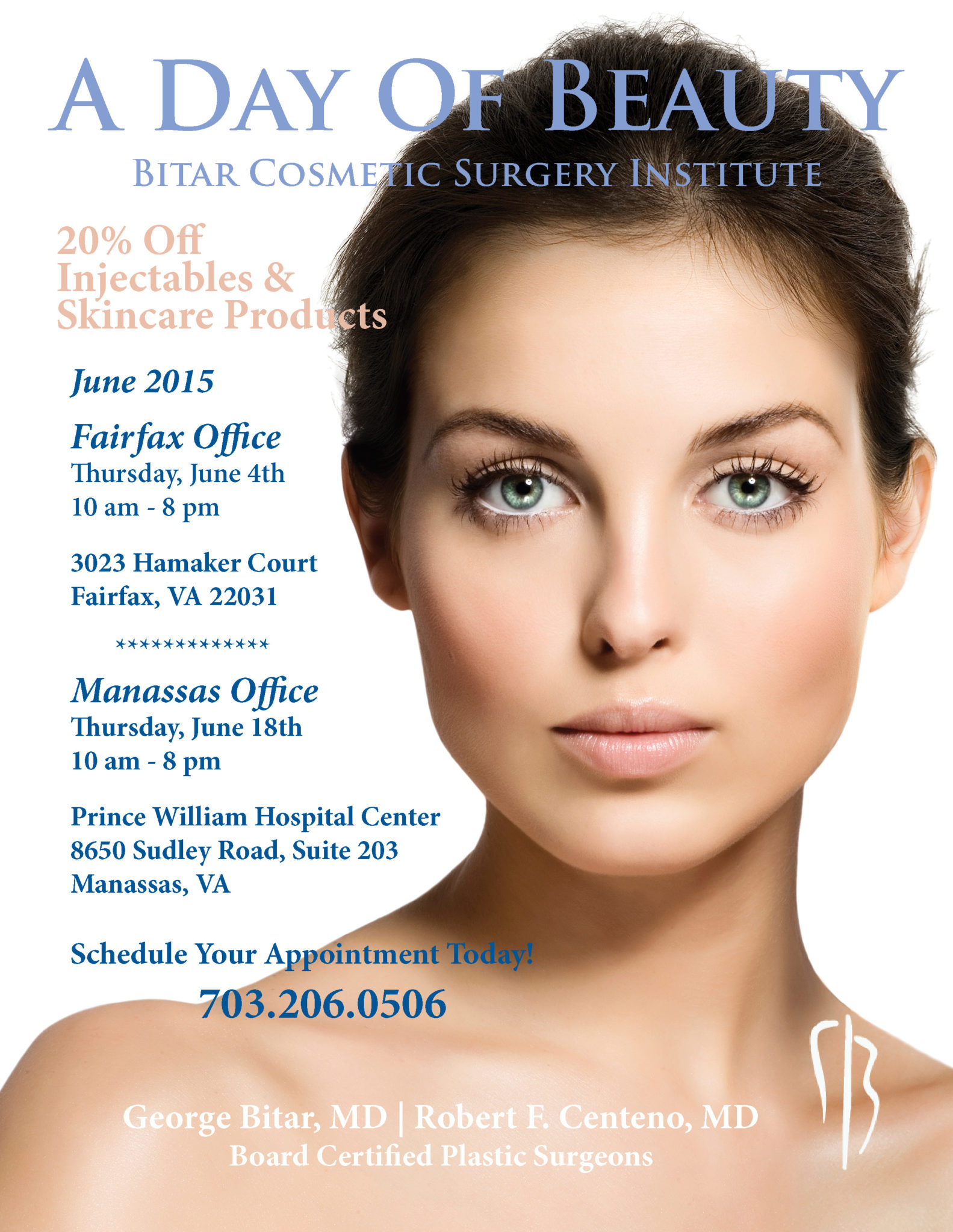 includes: botox, restylane, radiesse, juvederm, perlane