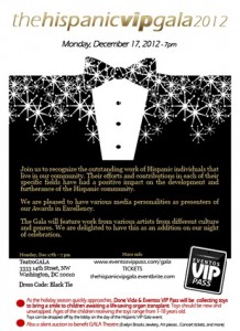 Sponsors Hispanic VIP Gala 2012 | Fairfax and Manassas, VA